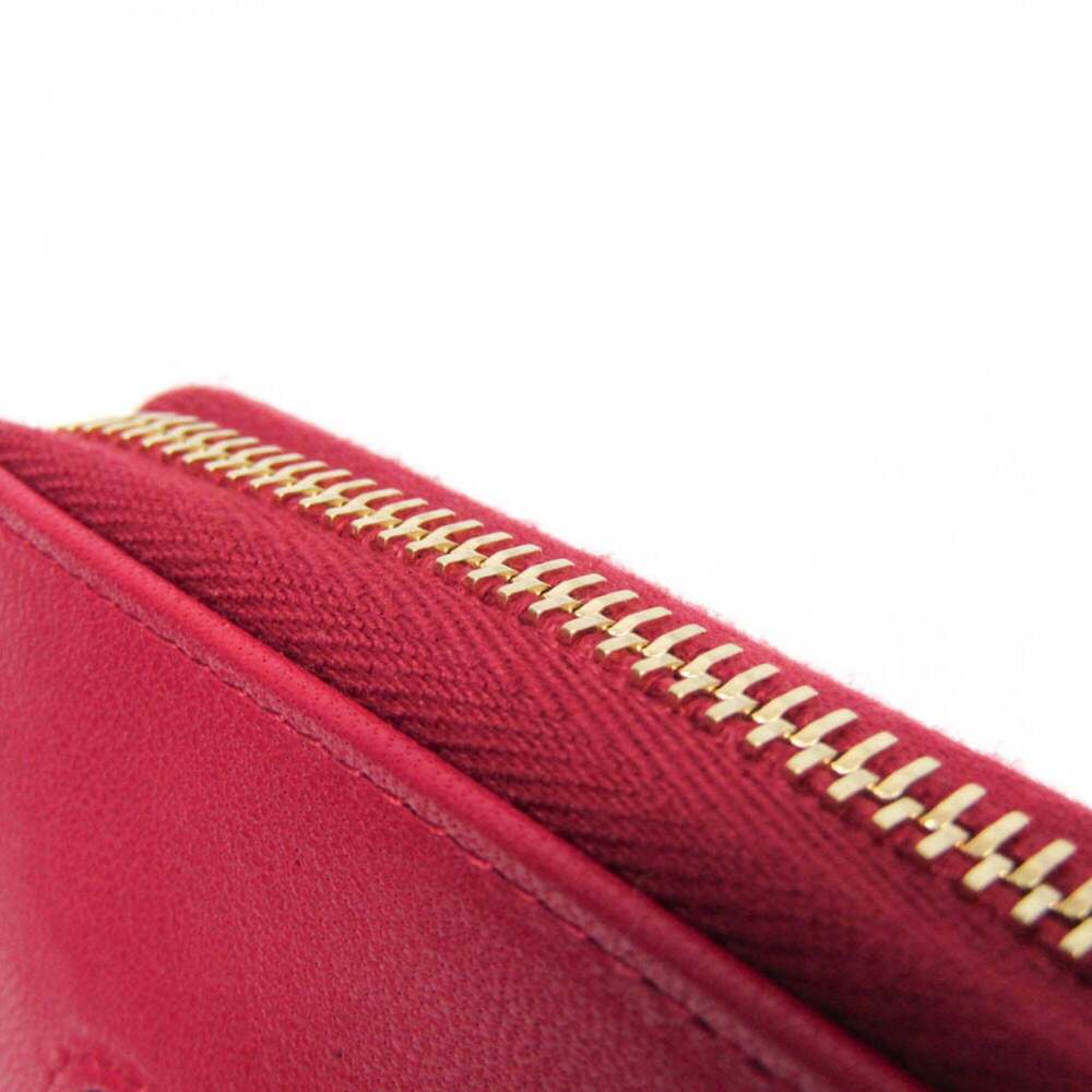 CHANEL Authentic Pink Lambskin Leather Wallet - Picture 11 of 14